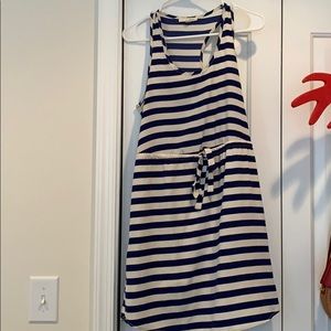 NAVY & CREAM striped dress EXCELLENT condition